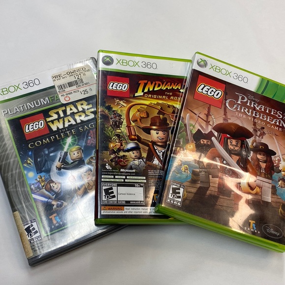 Xbox 360 Other - Xbox 360 - Lego games. 4 games included. Lego Star Wars, Indiana Jones, Pirates